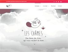 Tablet Screenshot of leschames.com